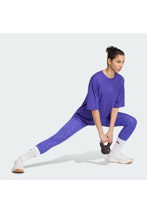 Camiseta Entrenamiento Morada Adidas Graphic Climacool Animal Mujer