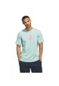 Camiseta Entrenamiento Verde Adidas Graphic Summer Flora Hombre de adidas Performance