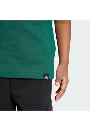 Camiseta Verde Adidas Snacks Graphic Niños