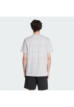 Camiseta Gris Adidas Graphic Summer SliMultiplicity Hombre