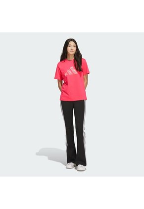 Camiseta Blanco Adidas Con Gráfico Somos Floral Rosa