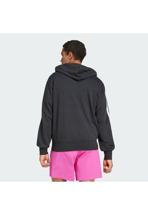 Buzo Negro Adidas Essentials 3 Rayas Hombre