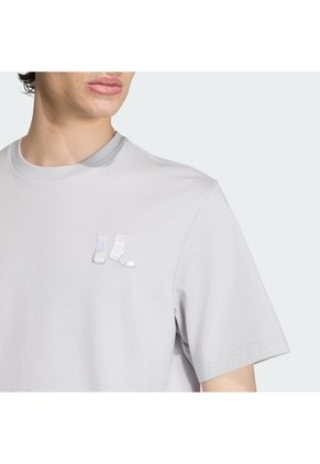 Camiseta Gris Adidas Graphic Summer SliMultiplicity Hombre