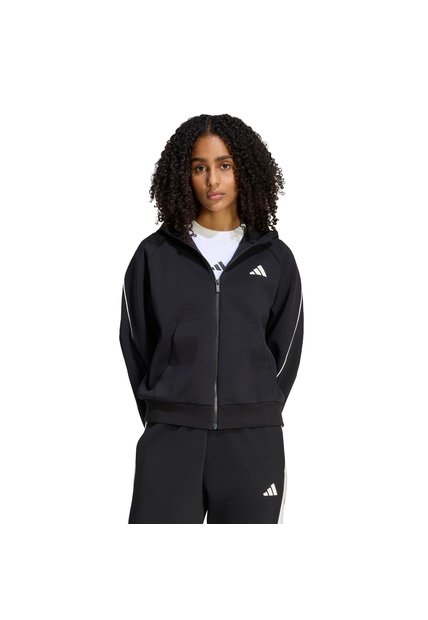 Buzo Negro Adidas Stadium Mujer