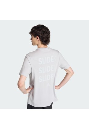 Camiseta Gris Adidas Graphic Summer SliMultiplicity Hombre