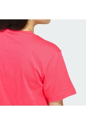 Camiseta Blanco Adidas Con Gráfico Somos Floral Rosa