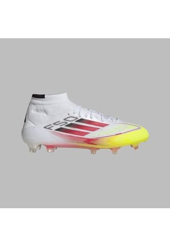 Guayos Adidas Mujer F50 Elite Mid Firm FG-Blanco adidas Performance