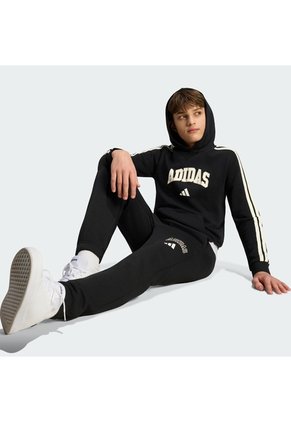Buzo Negro Adidas Graphic Codes Collegiate Niños