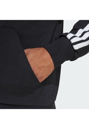 Buzo Negro Adidas Essentials 3 Rayas Hombre