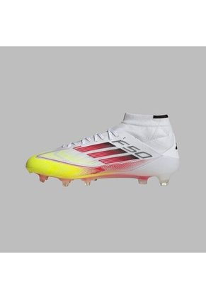 Guayos Adidas Mujer F50 Elite Mid Firm FG-Blanco