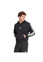 Buzo Negro Adidas Hoodie Essentials 3 Rayas Hombre de adidas Performance