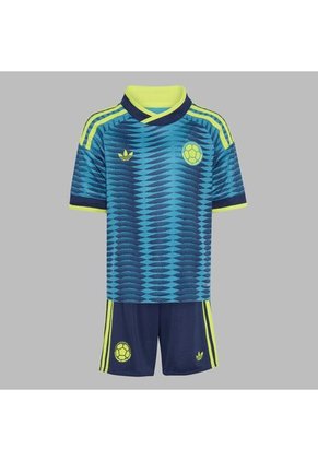 Uniforme Adidas Niños Visitante Selección Colombia 26 - Azul