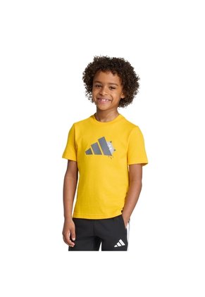 Camiseta Entrenamiento Amarilla Adidas Graphic Tiro_Nsters Niños