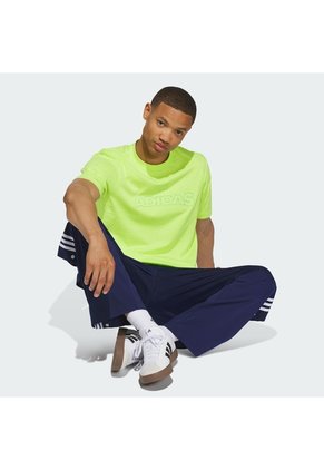 Camiseta Entrenamiento Amarilla Adidas Gráfico Somos Wordmark Hombre