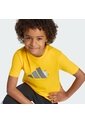 Camiseta Entrenamiento Amarilla Adidas Graphic Tiro_Nsters Niños de adidas Performance
