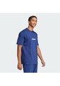 Camiseta Azul Adidas Essentials Linear Single Jersey Hombre de adidas Performance