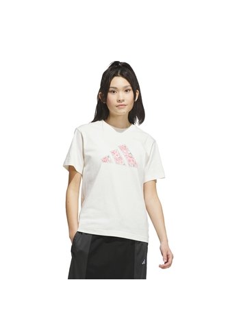 Camiseta Blanca Adidas Gráfico Somos Floral Mujer adidas Performance