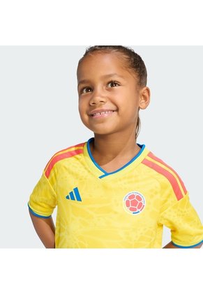 Conjunto Fútbol Amarillo Adidas Local Selección Colombia 26 Niños