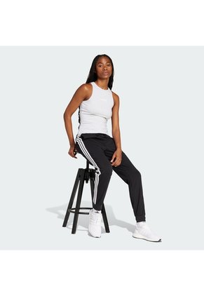 Pantalón Entrenamiento Negro Adidas Essentials 3 Rayas Mujer