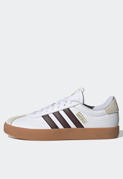 Tenis Lifestyle Blanco-Marrón-Beige adidas Performance Vl Court 3.0