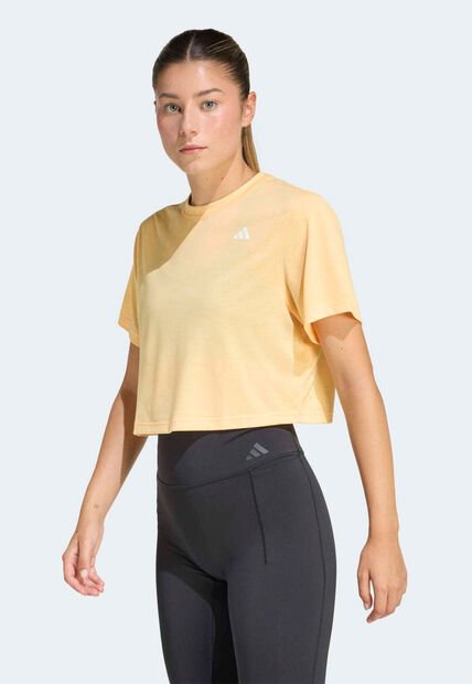 Camiseta adidas Performance Train Essentials Boxy Amarillo