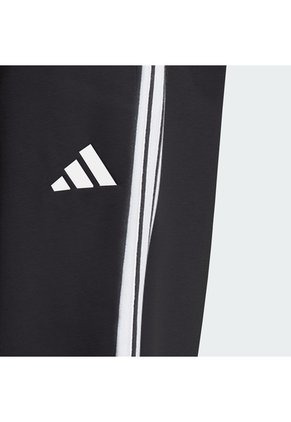 Pantalón Negro Adidas Essentials French Terry Cuffed 3 Bandas Mujer