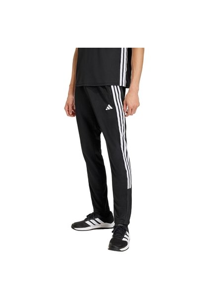 Pantalón Entrenamiento Negro Adidas Workout Essentials All-Set 3 Rayas Tejido Hombre