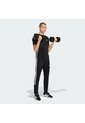 Pantalón Entrenamiento Negro Adidas Workout Essentials All-Set 3 Rayas Tejido Hombre de adidas Performance