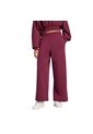 Pantalón Vinotinto Adidas Soft Lux Pierna Recta Mujer de adidas Performance