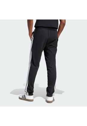 Pantalón Negro Adidas Essentials 3 Rayas Single Jersey Hombre