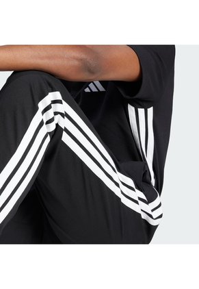 Pantalón Negro Adidas Essentials 3 Rayas Single Jersey Hombre