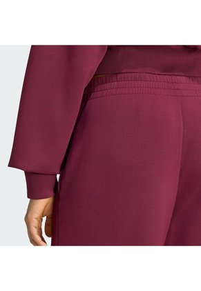Pantalón Vinotinto Adidas Soft Lux Pierna Recta Mujer