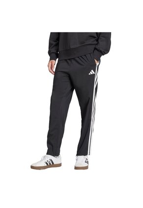Pantalón Negro Adidas Stanford Essentials 3 Rayas Dobladillo Abierto Hombre
