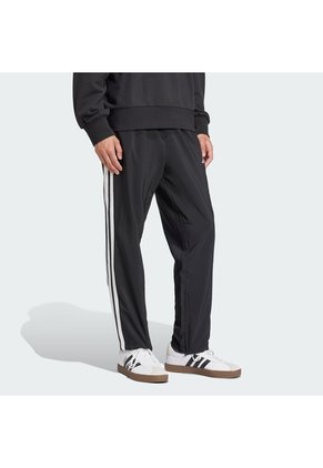 Pantalón Negro Adidas Stanford Essentials 3 Rayas Dobladillo Abierto Hombre