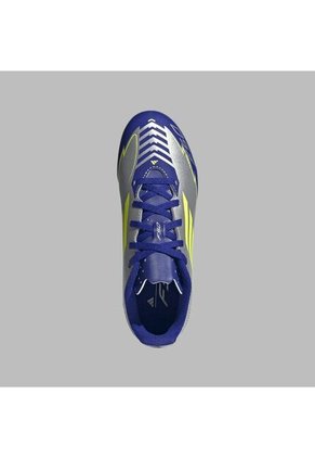 Guayos Adidas Kids F50 Club FG/MG-Plateado/Azules
