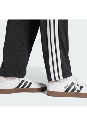 Pantalón Negro Adidas Stanford Essentials 3 Rayas Dobladillo Abierto Hombre