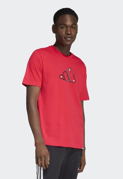 Camiseta adidas Sportswear Graphic Motorsport Track Rojo