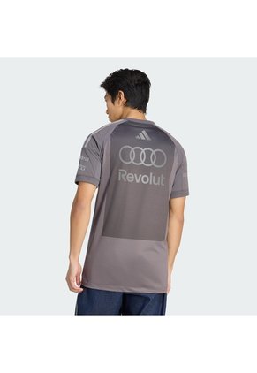 Camiseta Gris Adidas Piloto Audi Revolut F1 Team Versión Fan Hombre