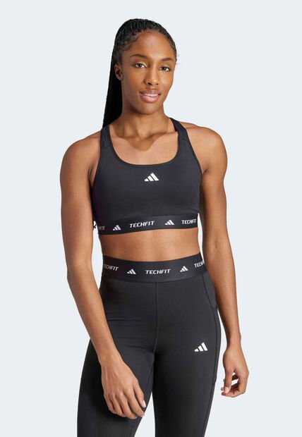 Top adidas Performance Techfit Negro