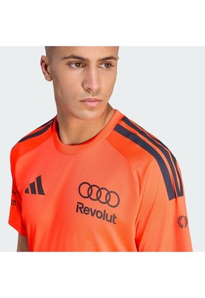Camiseta Naranja Adidas Set Up Audi Revolut F1 Team Hombre