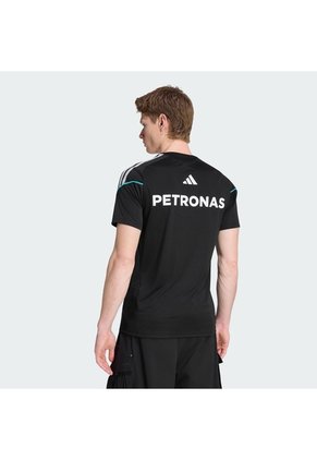 Camiseta Negra Adidas Mecánico Escudería F1 Mercedes AMG Petronas Hombre