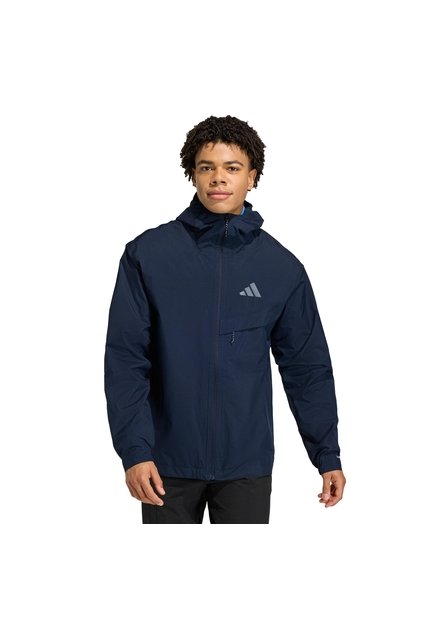 Chaqueta Senderismo Azul Adidas 2 Capas Climaproof Terrex Multi Hombre