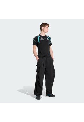 Camiseta Negra Adidas Mecánico Escudería F1 Mercedes AMG Petronas Hombre