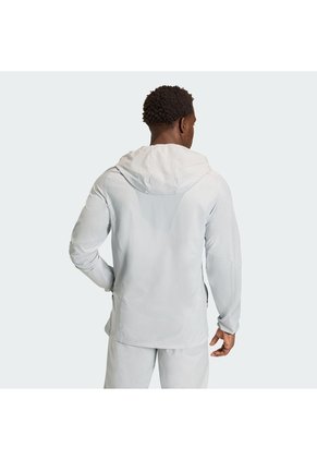 Chaqueta Fútbol Gris Adidas Tiro Travel Hombre