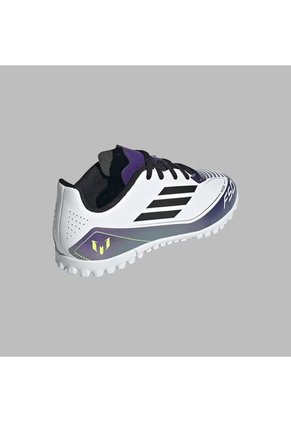 Torretin Adidas Kids F50 Club Messi  TF - Blanco-Purpura