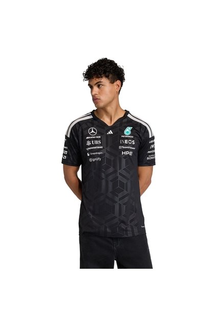 Camiseta Negra Adidas Mercedes AMG Petronas F1 Team Driver Hombre