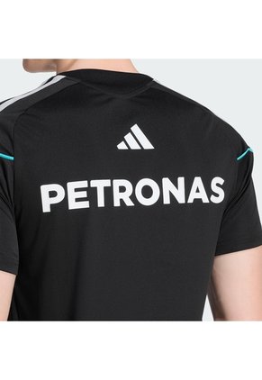 Camiseta Negra Adidas Mecánico Escudería F1 Mercedes AMG Petronas Hombre