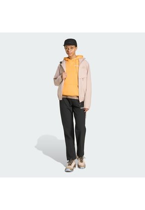 Chaqueta Senderismo Café Adidas Impermeable Climaproof Terrex Multi Mujer