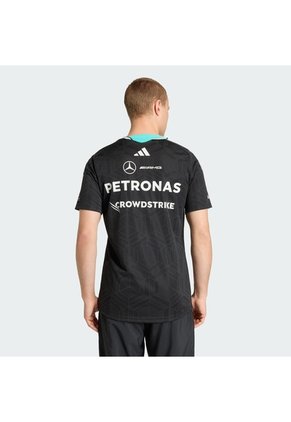Camiseta Negra Adidas Mercedes AMG Petronas F1 Team Driver Versión Profesional Hombre