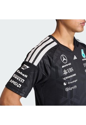 Camiseta Negra Adidas Mercedes AMG Petronas F1 Team Driver Hombre